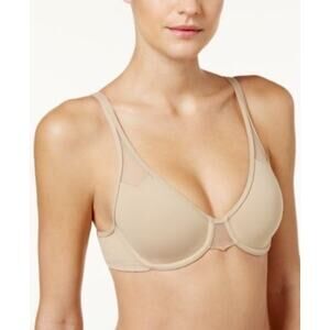Wacoal Body by Wacoal Seamless Underwire Bra 65115 beige nude adjustable 38DD